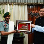 असम राइफल्स के महानिदेशक ले.ज. पी.सी. नायर ने सीएम से की भेंट